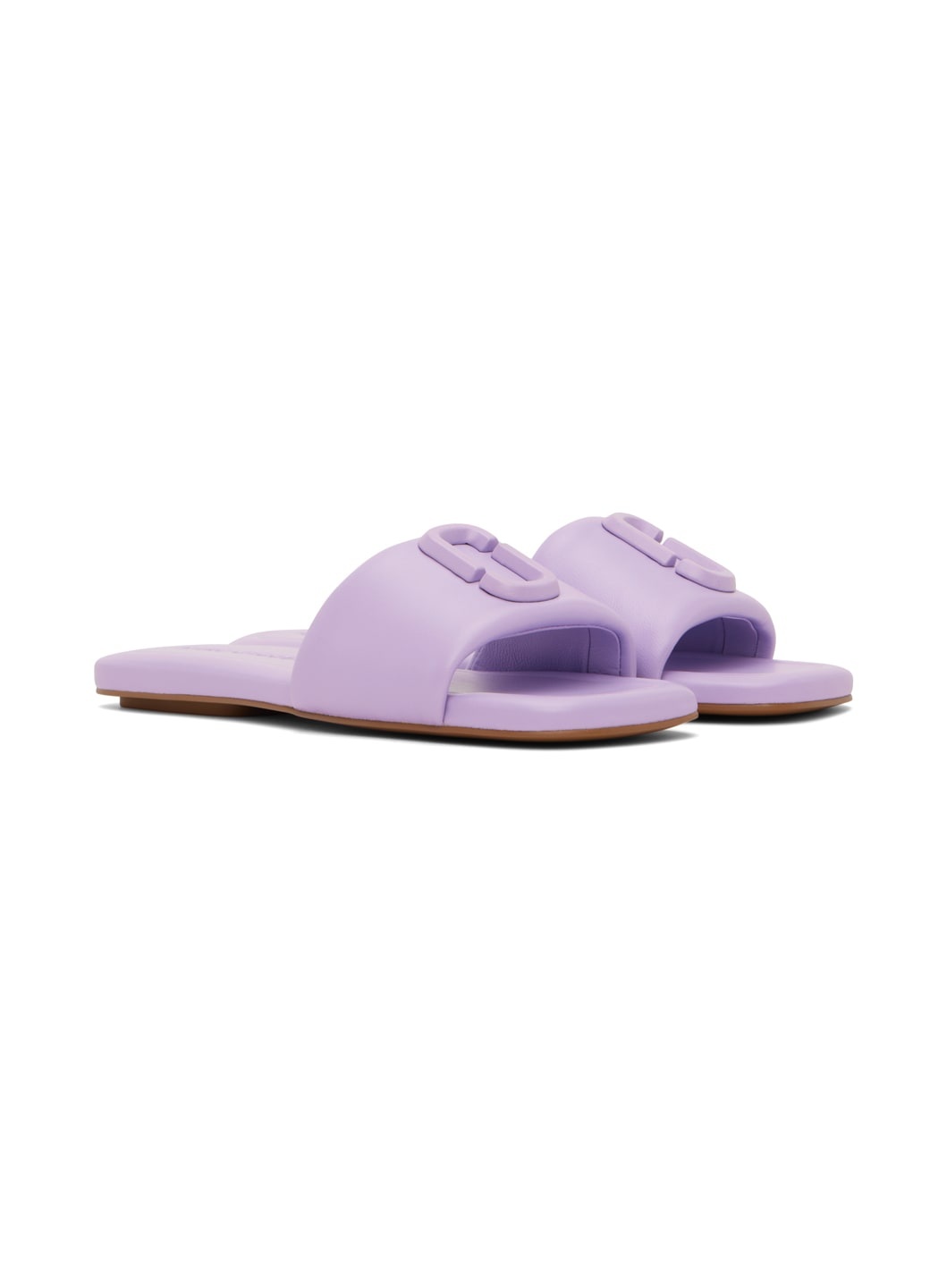 Purple 'The J Marc Leather' Sandals - 4