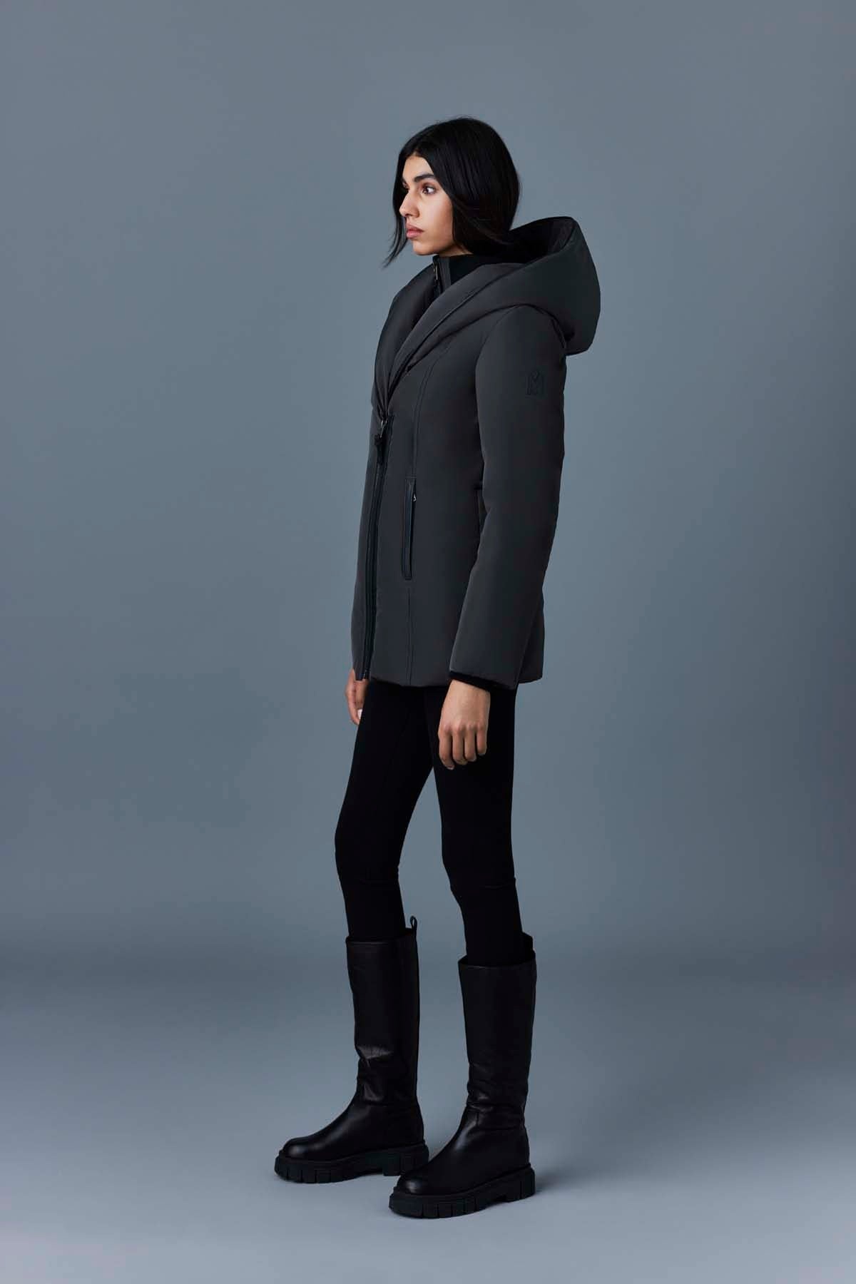 ADALI Down coat with Signature Mackage Collar - 3