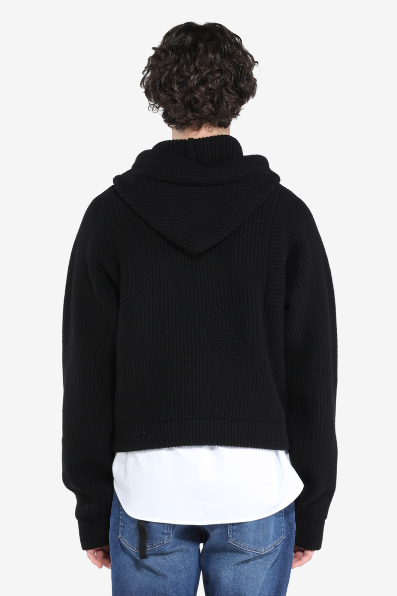 N°21 HOODED WOOL SWEATER outlook