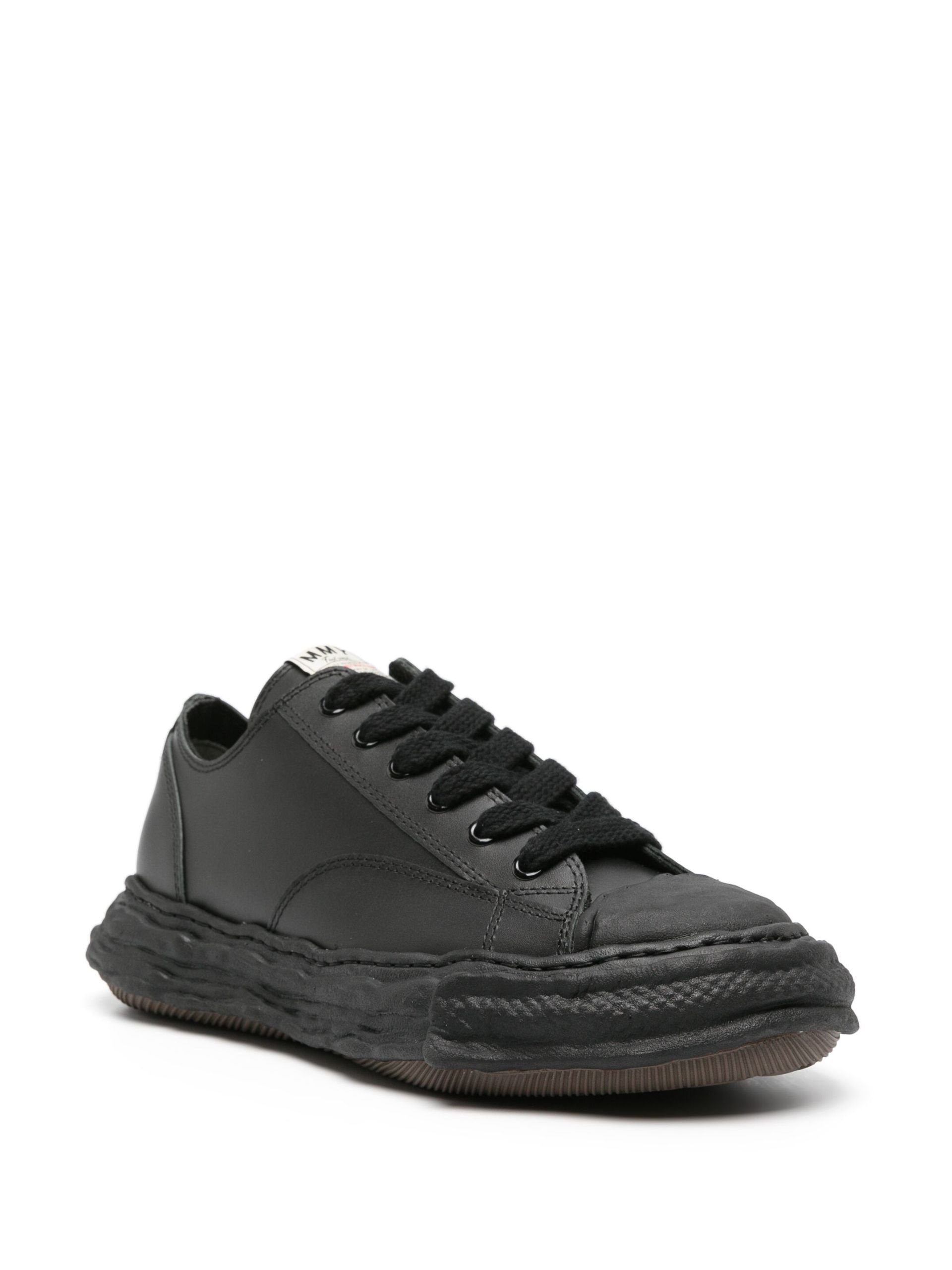 Black Peterson 23 Original Sole Leather Sneakers - 2