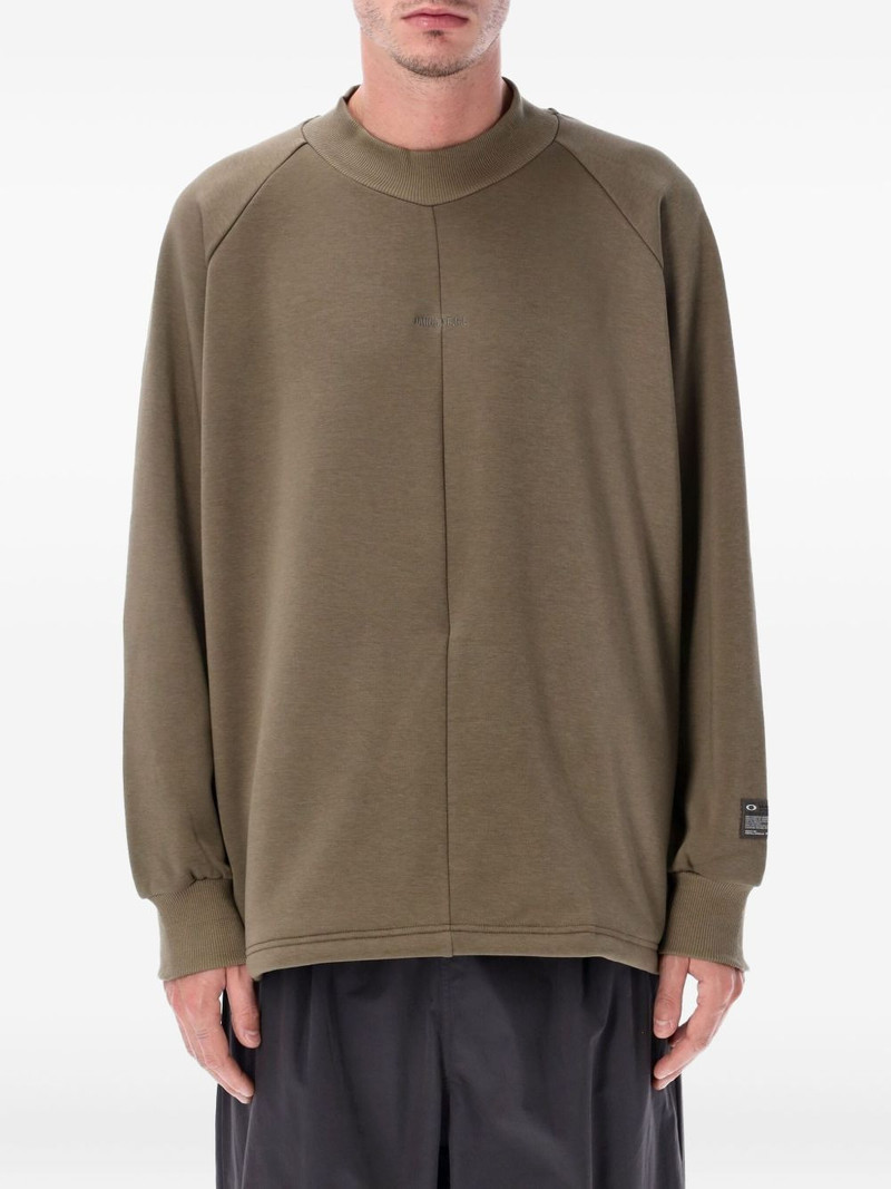 raglan-sleeve crew-neck sweatshirt 1