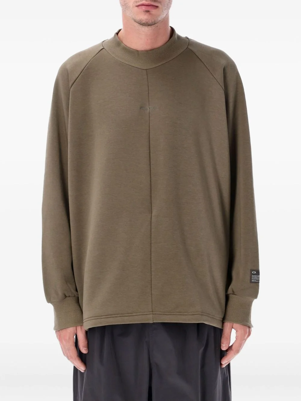 raglan-sleeve crew-neck sweatshirt - 1