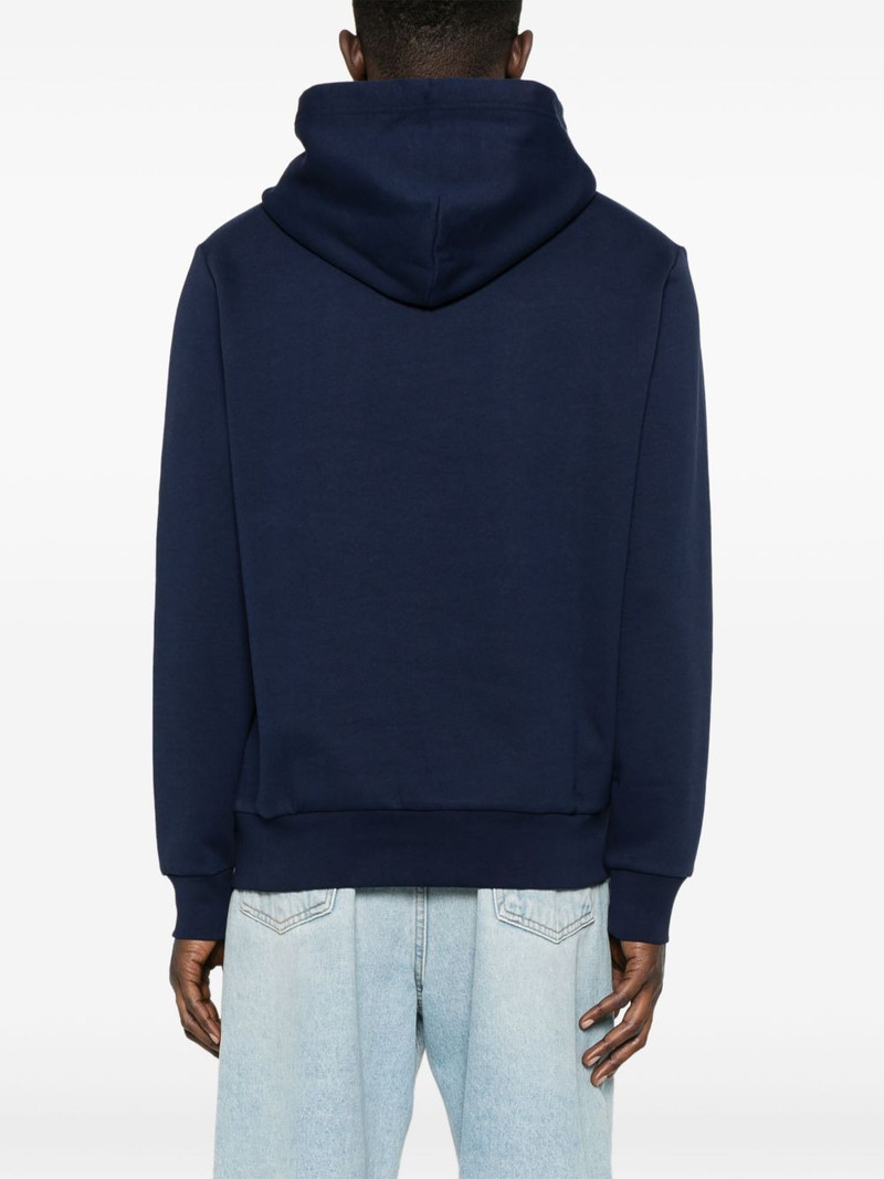 logo fleece hoodie 4