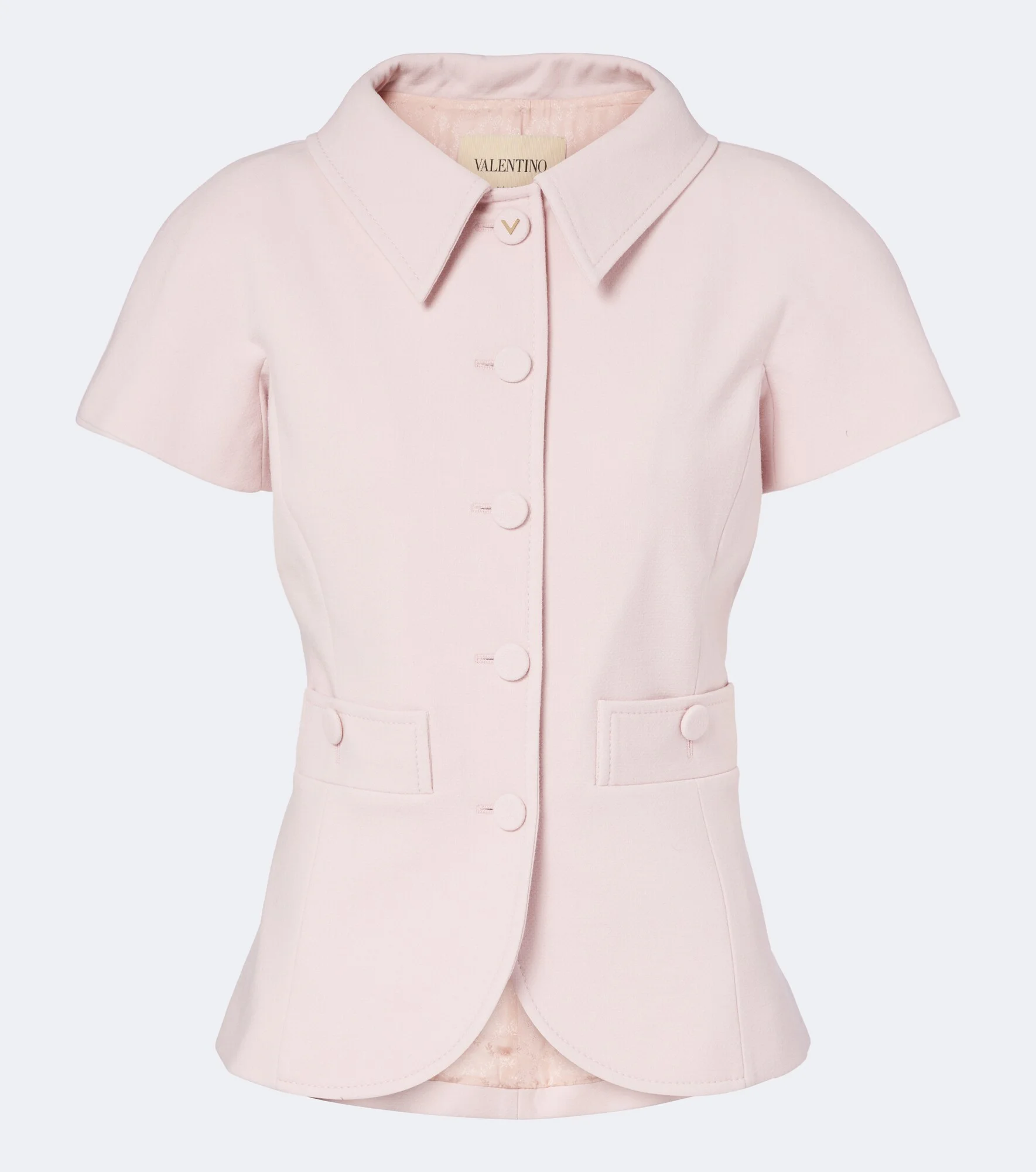 VGold wool-blend jacket - 1