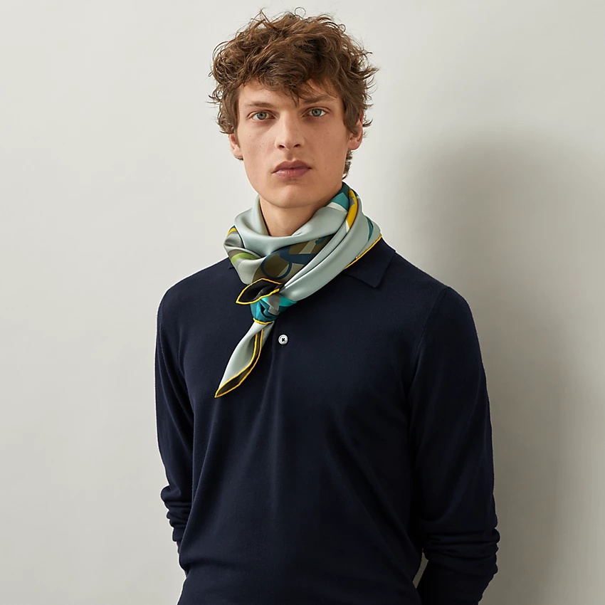 Hermes, Drive Me Crazy double face scarf 90 - 2