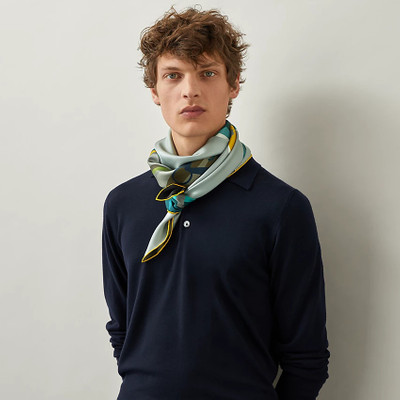 Hermès Hermes, Drive Me Crazy double face scarf 90 outlook