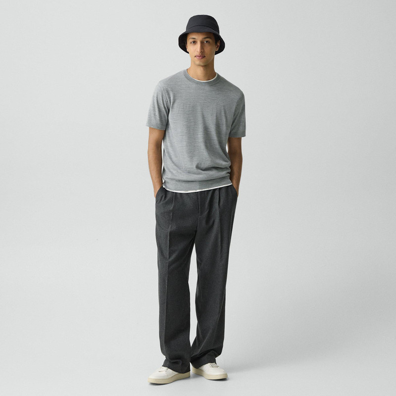 Theory Soris Tee in Regal Wool outlook