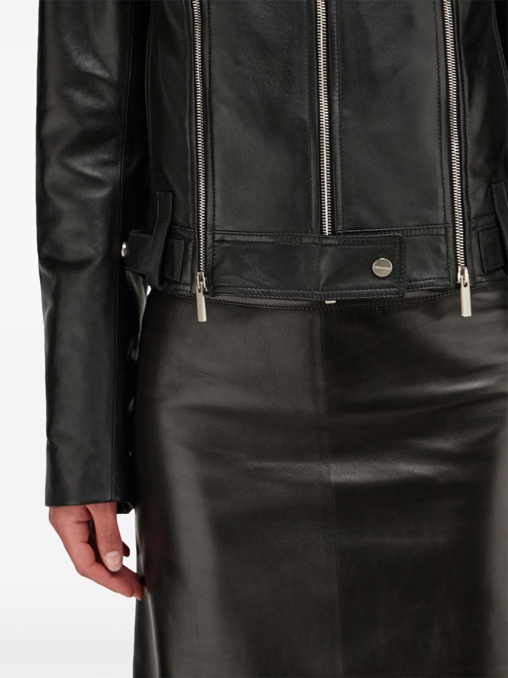 leather biker jacket - 6