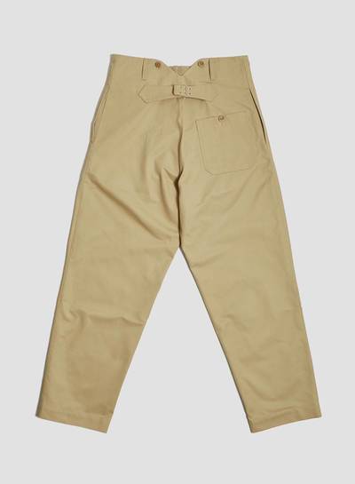 Nigel Cabourn Farm Pant In Stone outlook