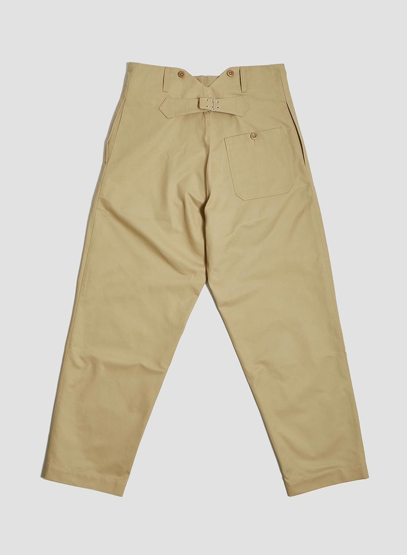 Nigel Cabourn Farm Pant In Stone outlook