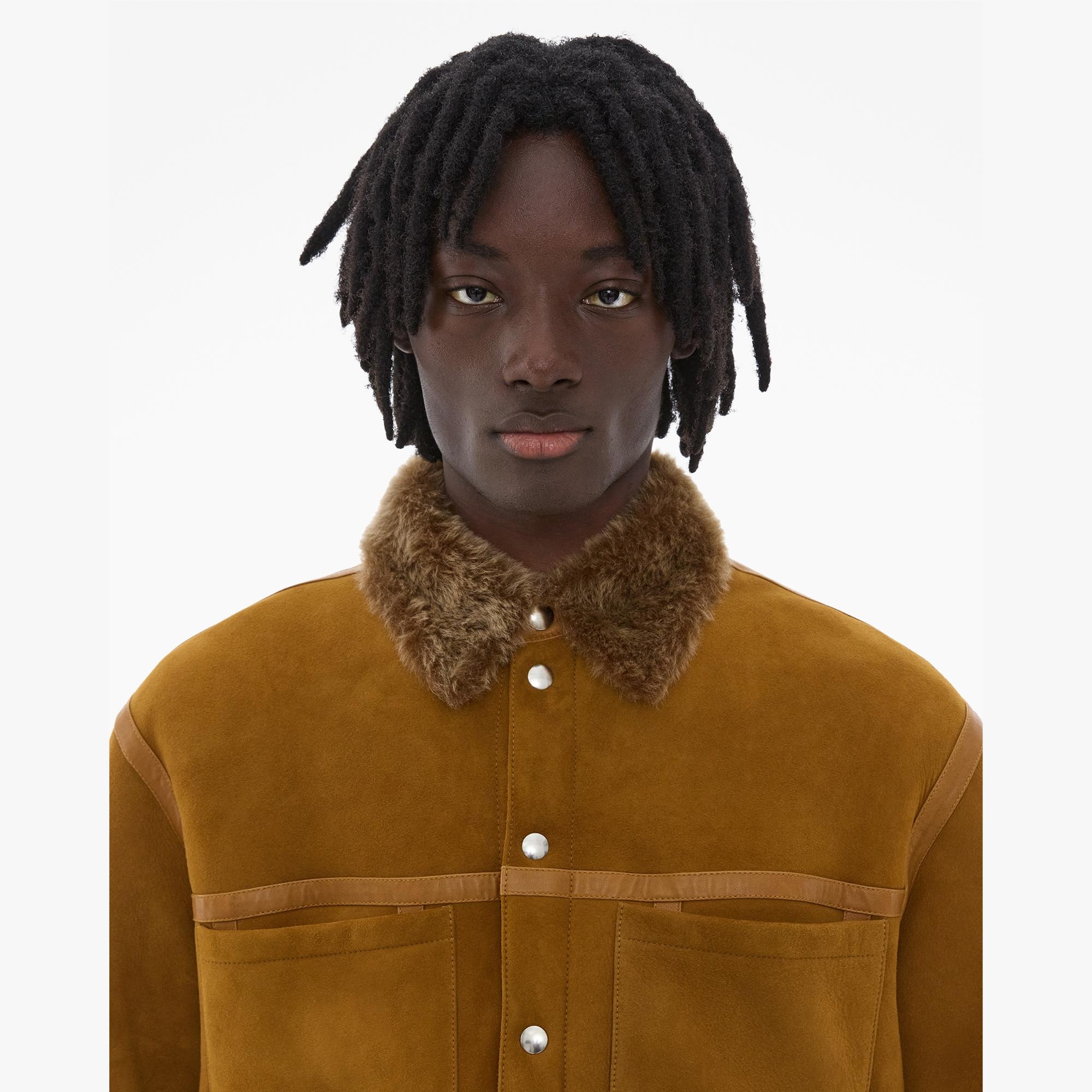 SHEARLING TRUCKER JACKET - 7