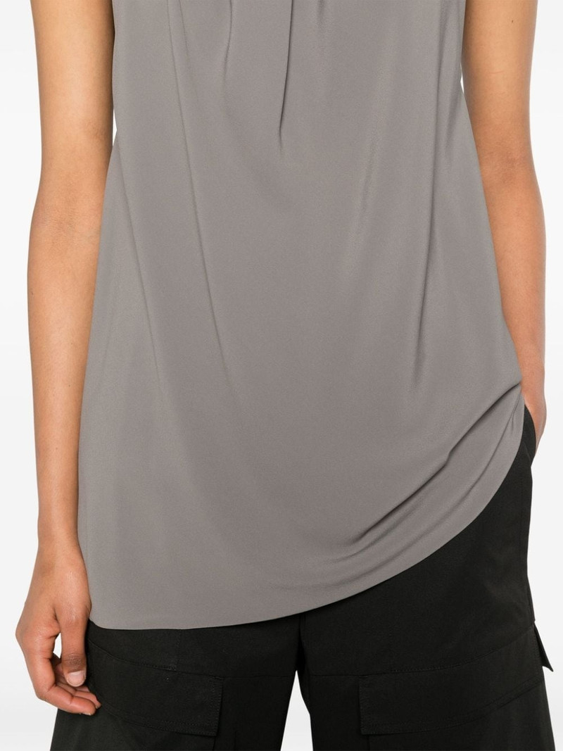 gathered crepe tank top 5