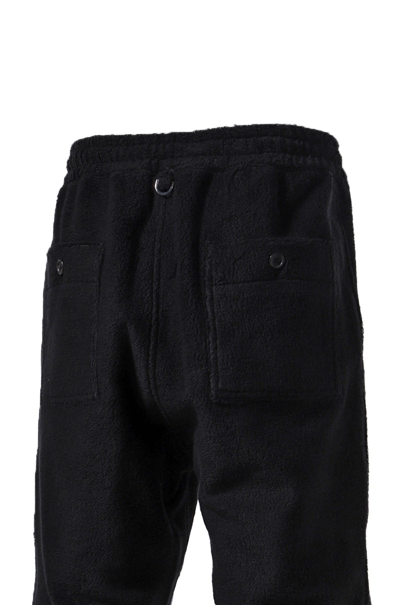 TERRY JACQUARD SHORTS / BLK - 5