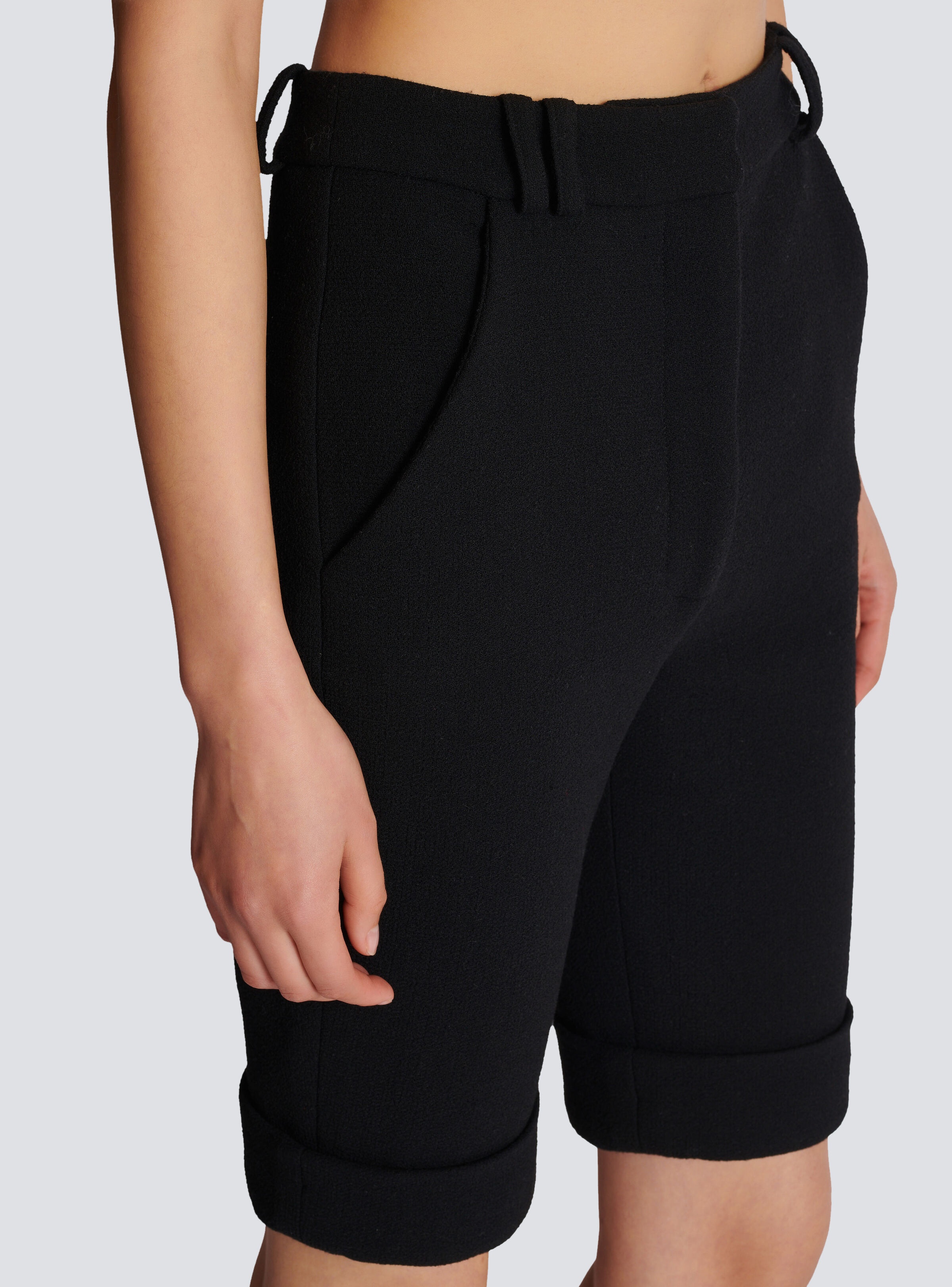 Cycling shorts in double crepe - 7