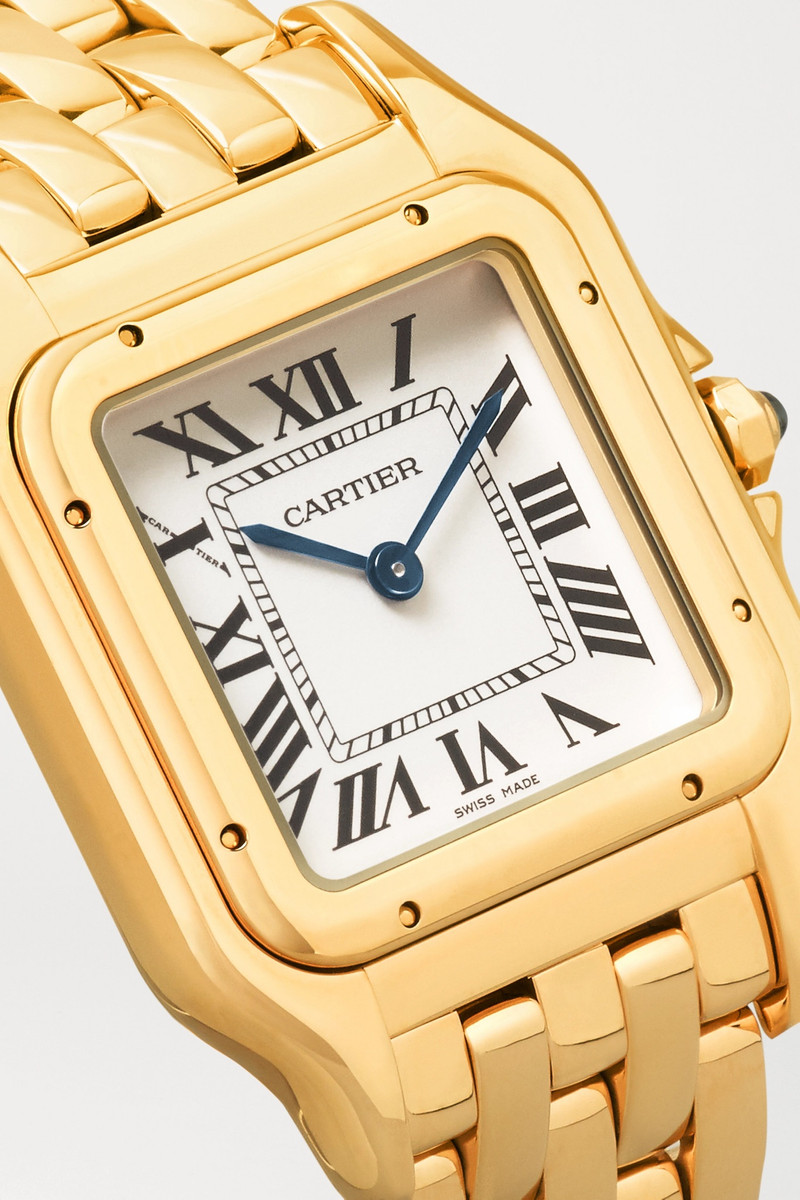 Panthère de Cartier 27mm medium 18-karat gold watch 5