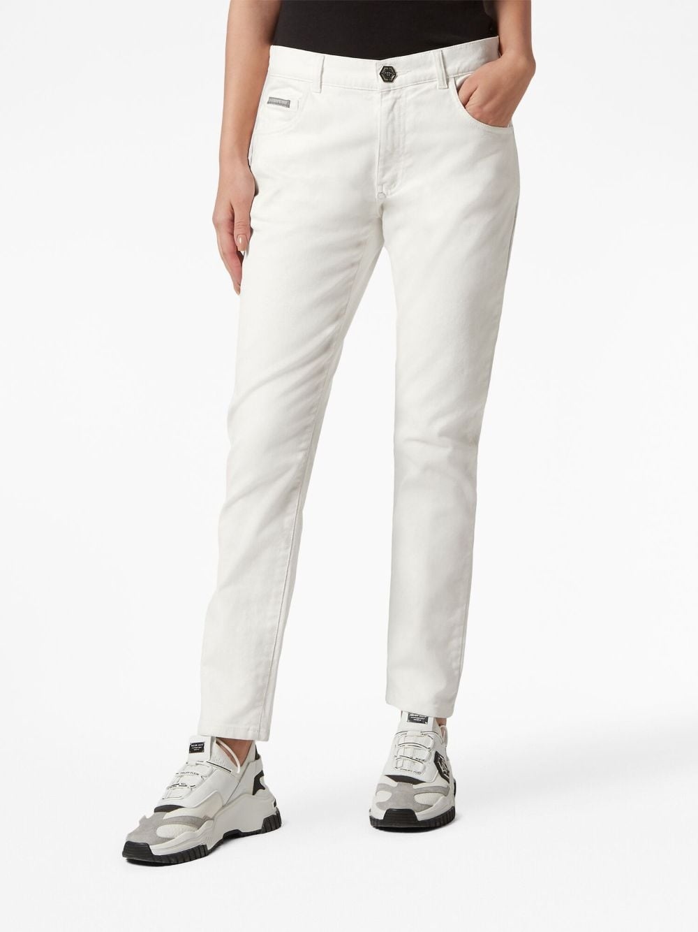 straight-leg denim trousers - 3