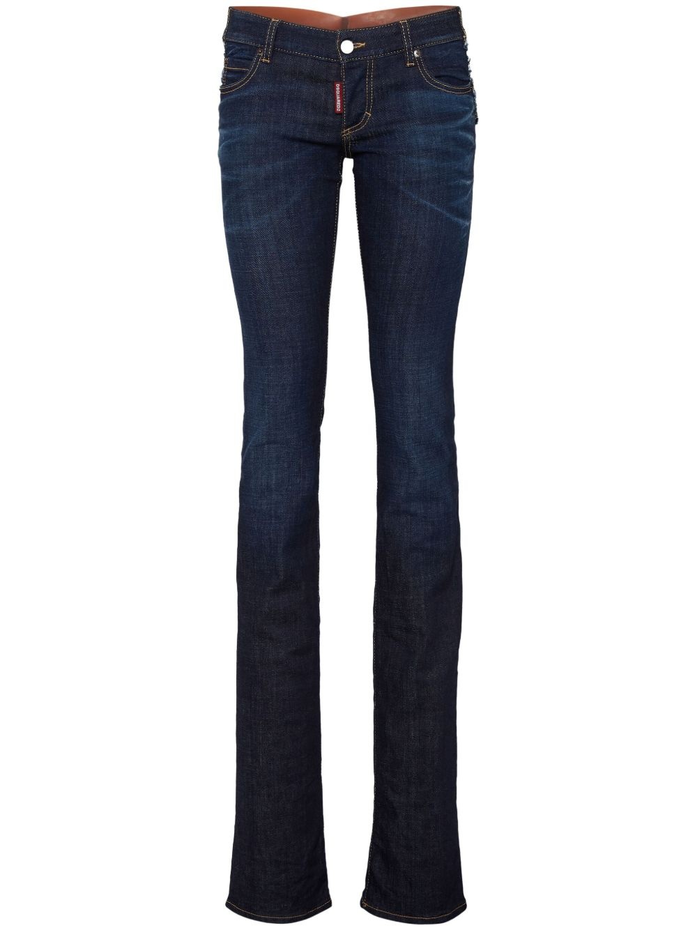 panelled jeans - 1