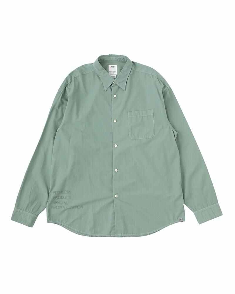 CHORE SHIRT L/S GREEN - 1