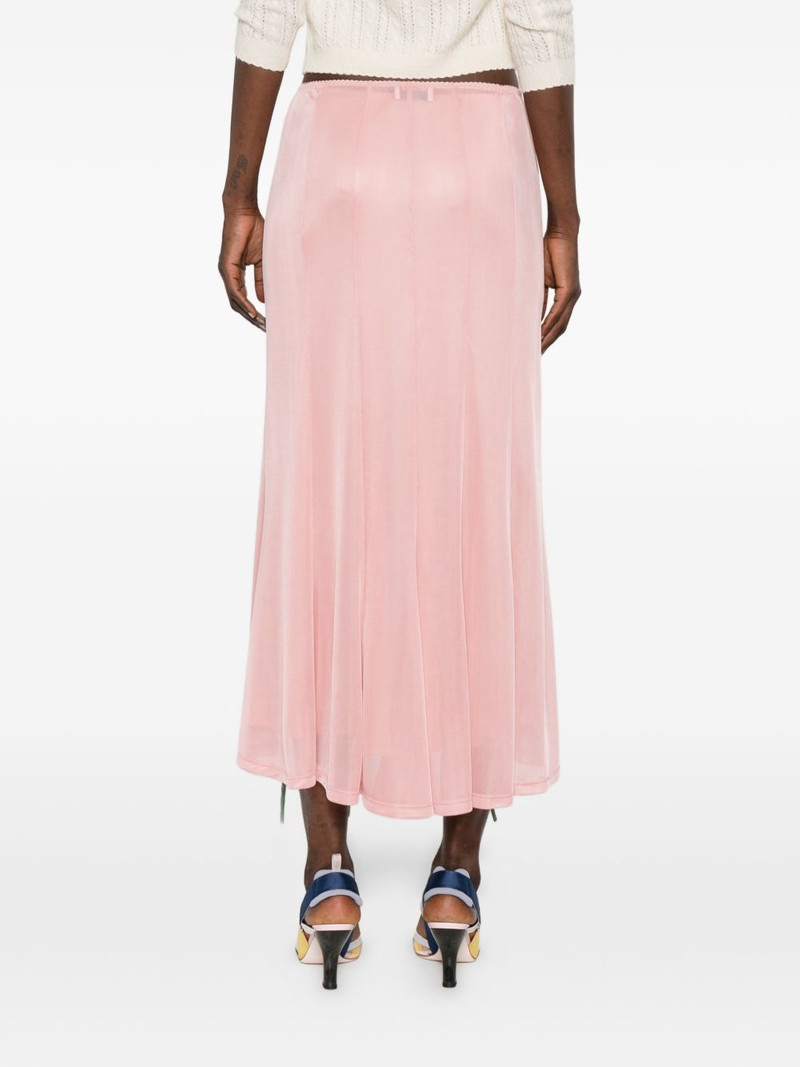 floral-appliqué midi skirt 4