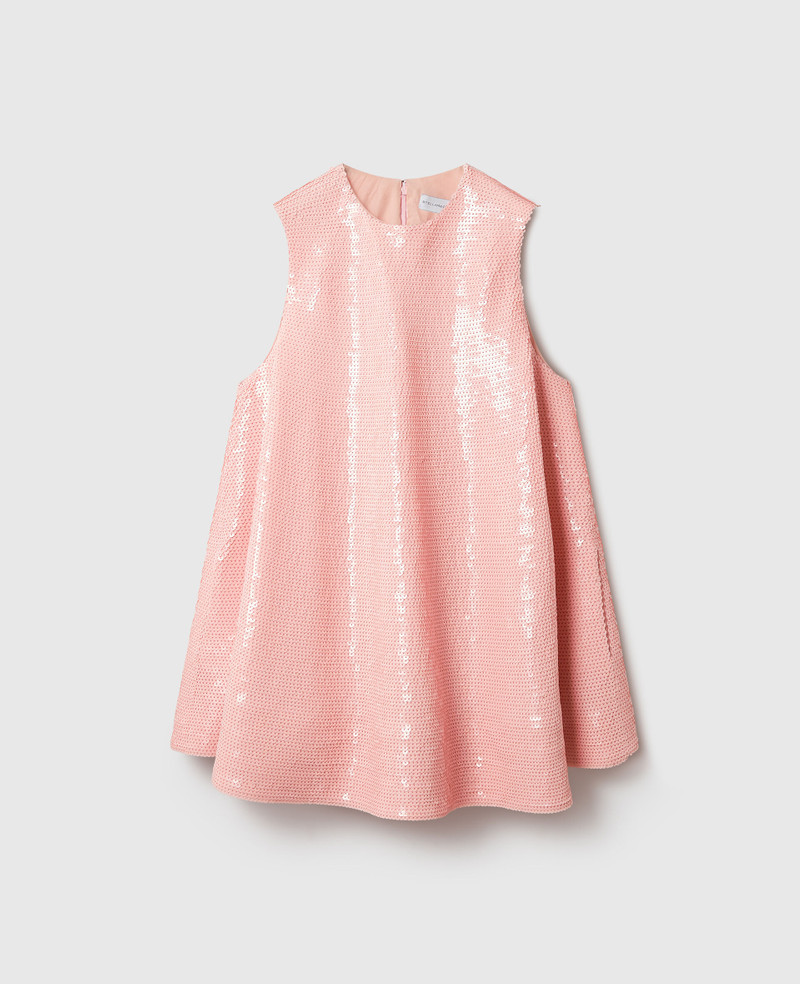 Sequin-Embellished A-Line Mini Dress 1