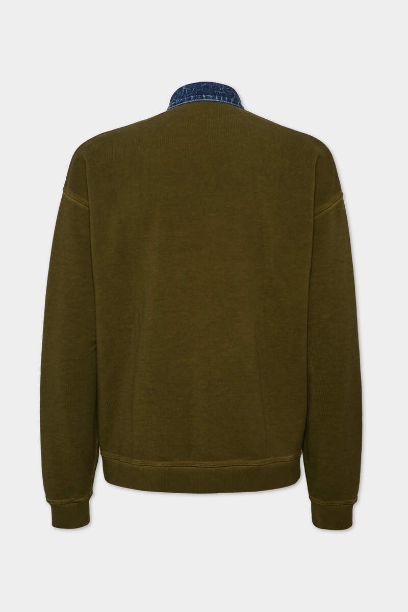 DSQUARED2 SUPERNEGATIVE DYED RELAX FIT CARDIGAN outlook