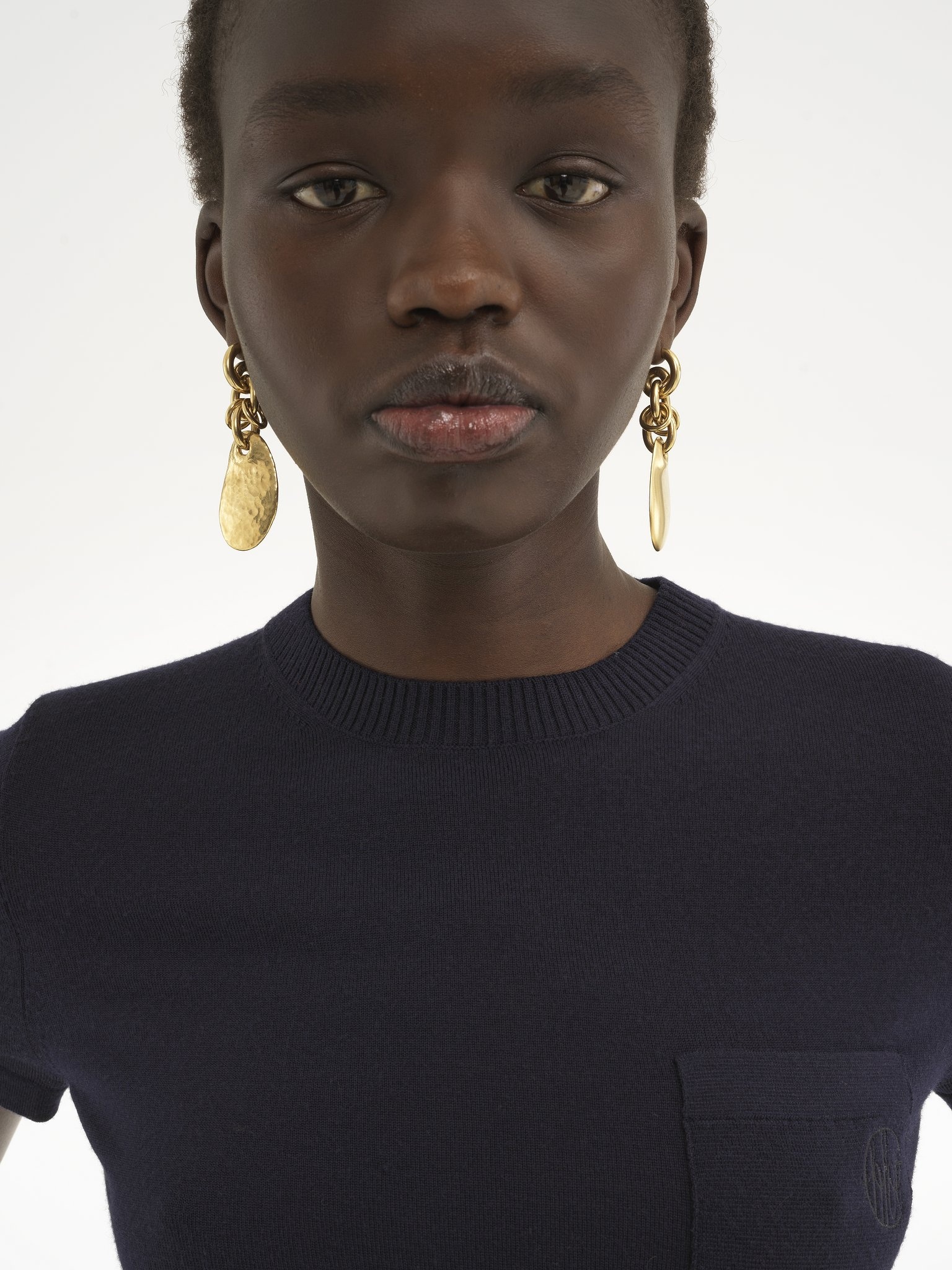 CREW-NECK T-SHIRT IN SUPERFINE WOOL KNIT - 6