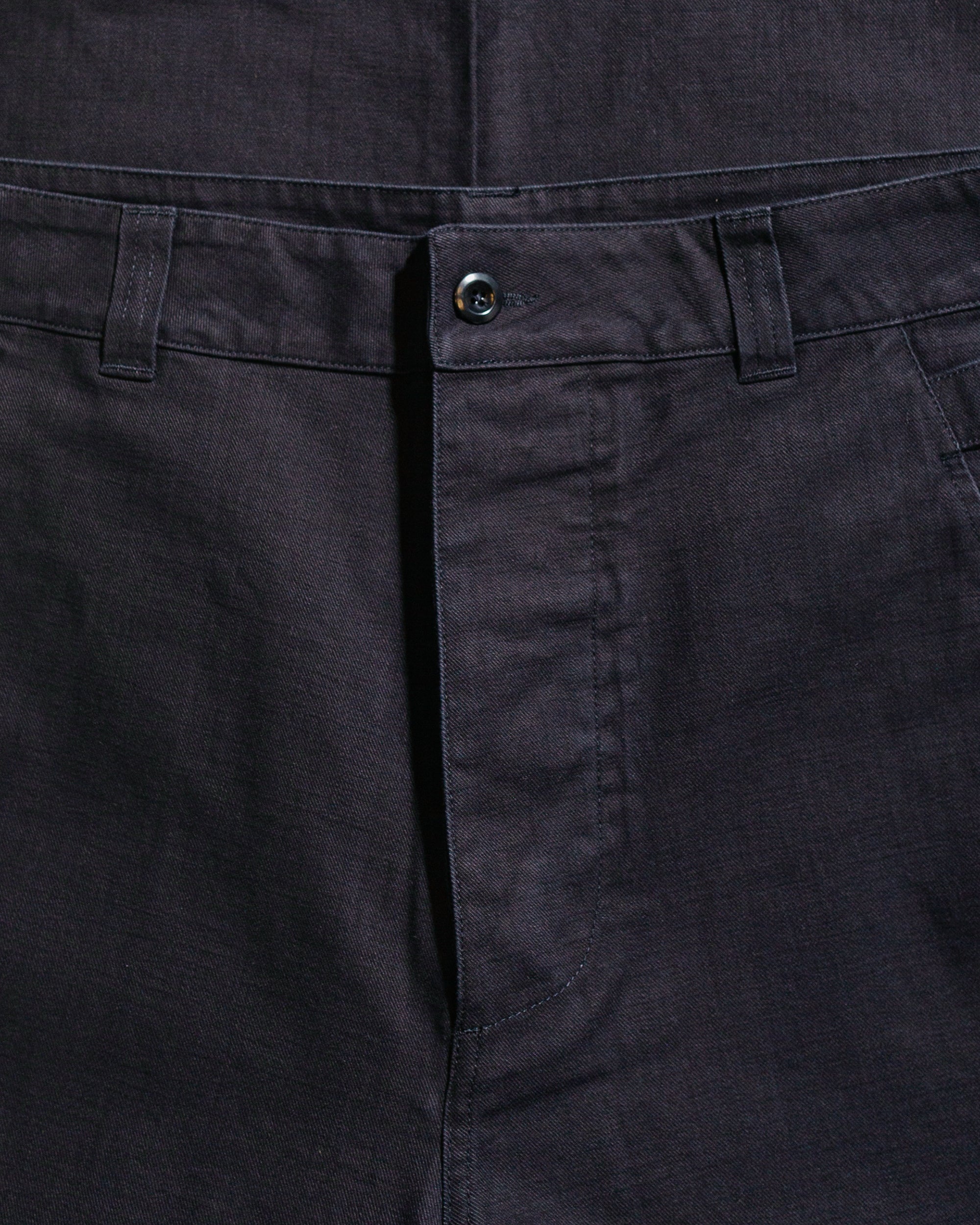 MHL Waist Tab Chino Indigo Twill Indigo - 5
