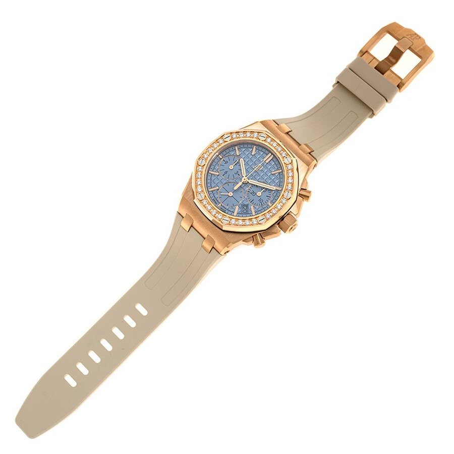 Audemars Piguet Royal Oak Offshore Chronograph Automatic Diamond Blue Dial Ladies Watch 26231OR.ZZ.A - 2