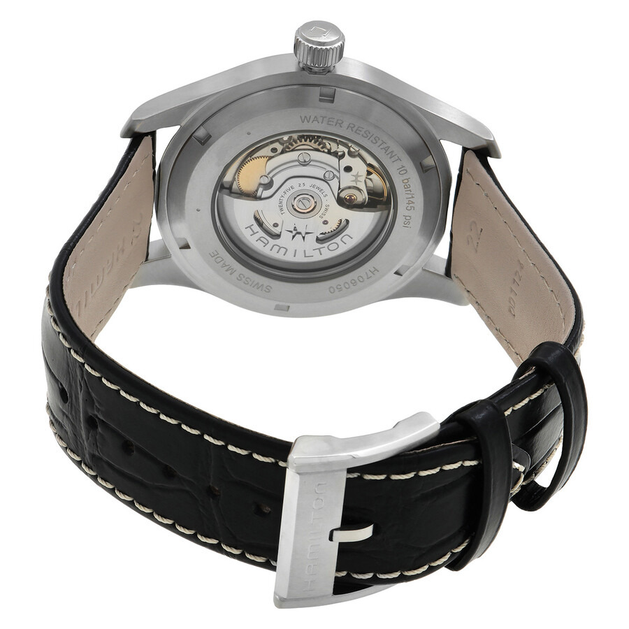 Hamilton - Hamilton Khaki Field Murph Automatic Black Dial Men's Watch Bundle H70605732 - 3