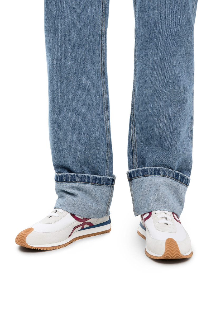 Loewe Flow Runner in nylon and suede outlook