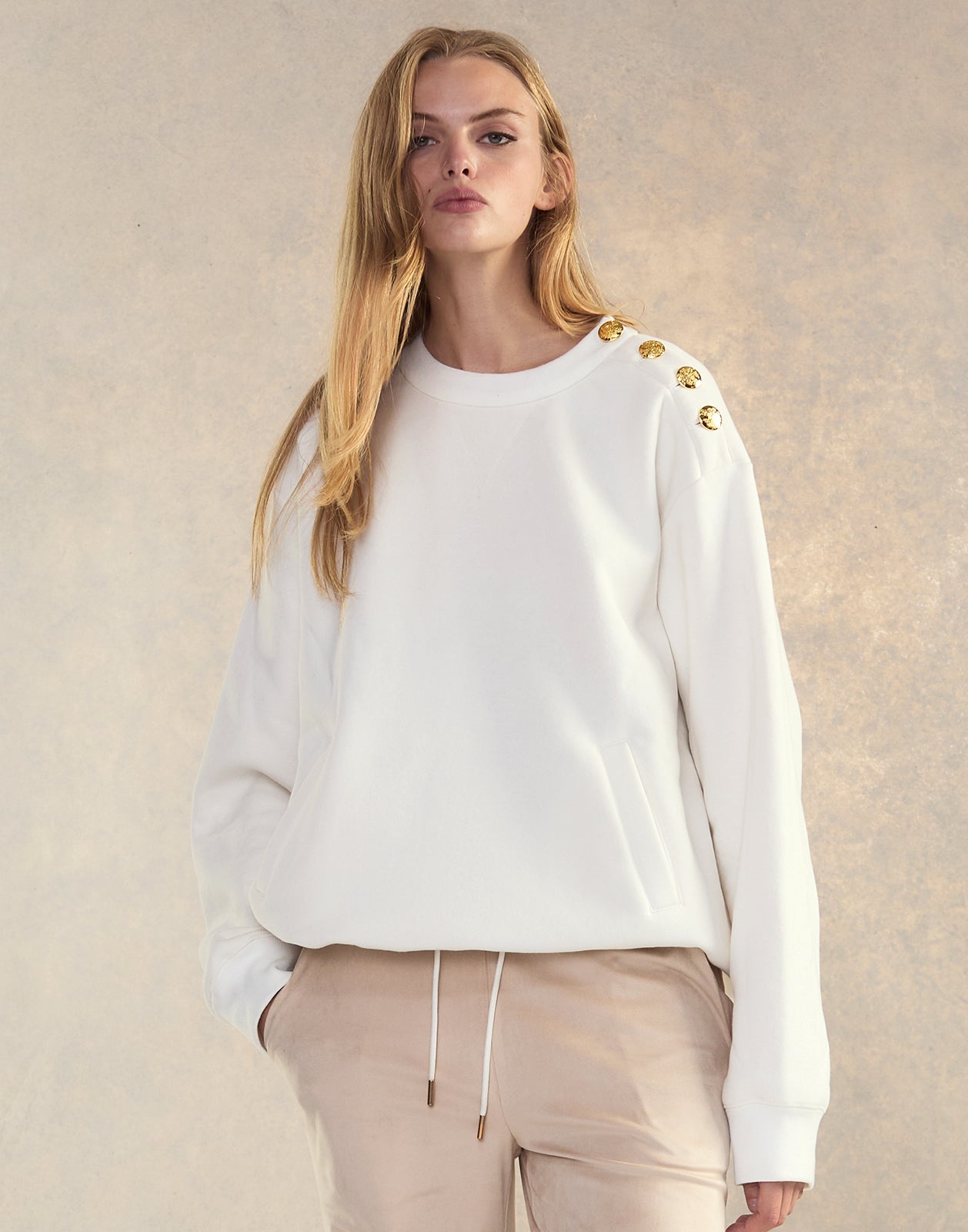 Button Up Sweatshirt - 5