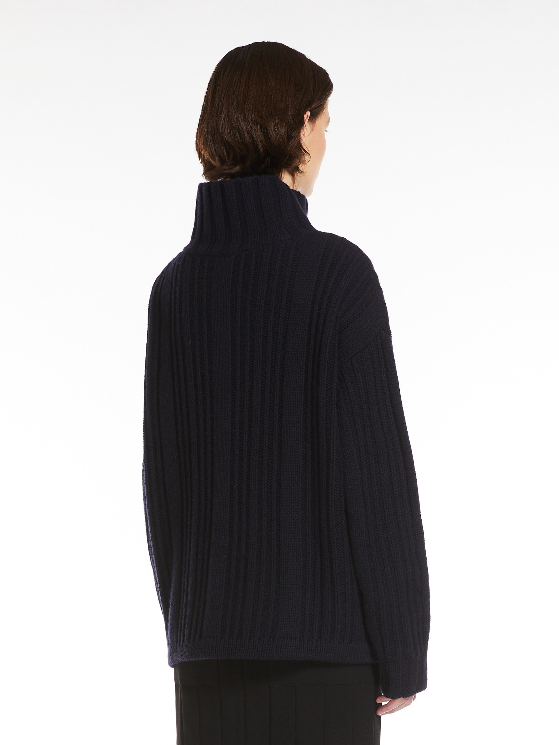 VITALBA Wool and cashmere polo-neck jumper - 4