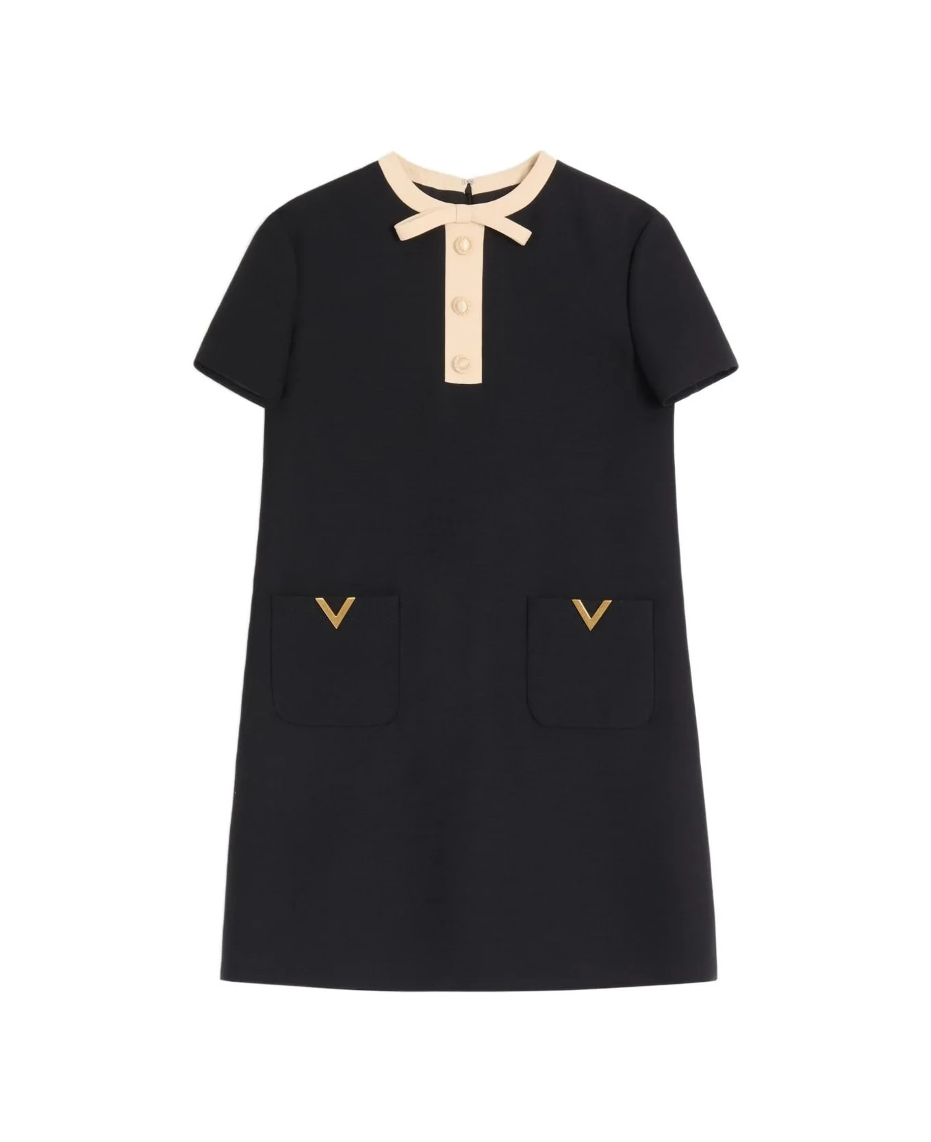 Wool And Silk Blend Dress - 1