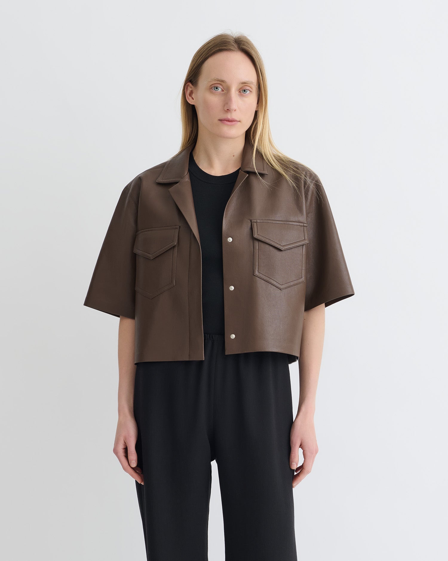 Regenerated Leather Shirt - 2