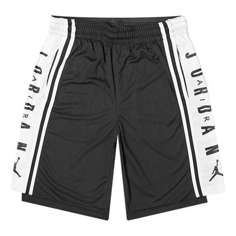 Air Jordan Color Block Drawstring Shorts Men's Black BQ8392-010 1