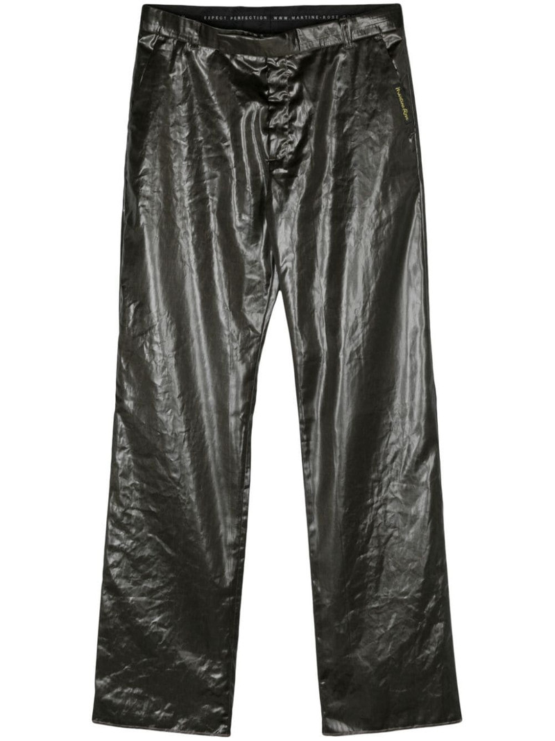 mid-rise straight-leg trousers 1
