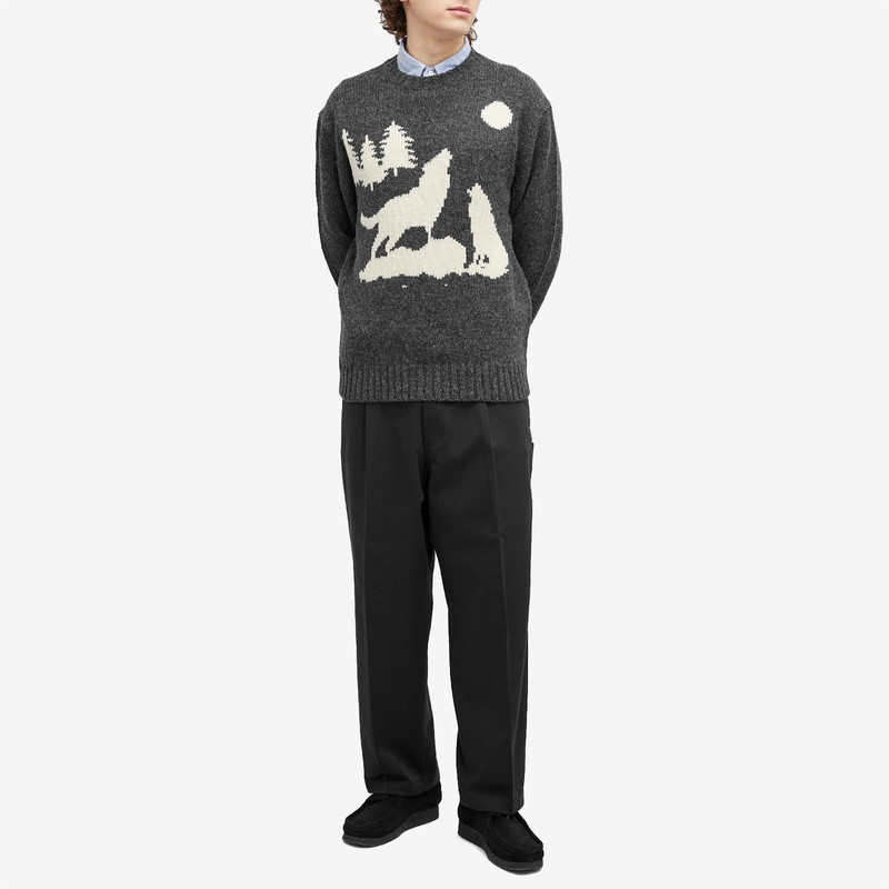 BEAMS PLUS Beams Plus Intarsia Wolf Jumper outlook