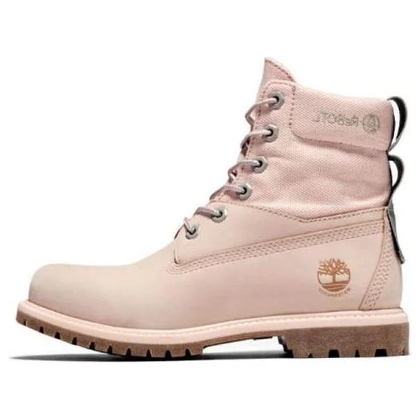 (WMNS) Timberland 6 Inch Premium ReBOTL Fabric and Leather Boot 'Pale Pink' A2FUB662 - 1