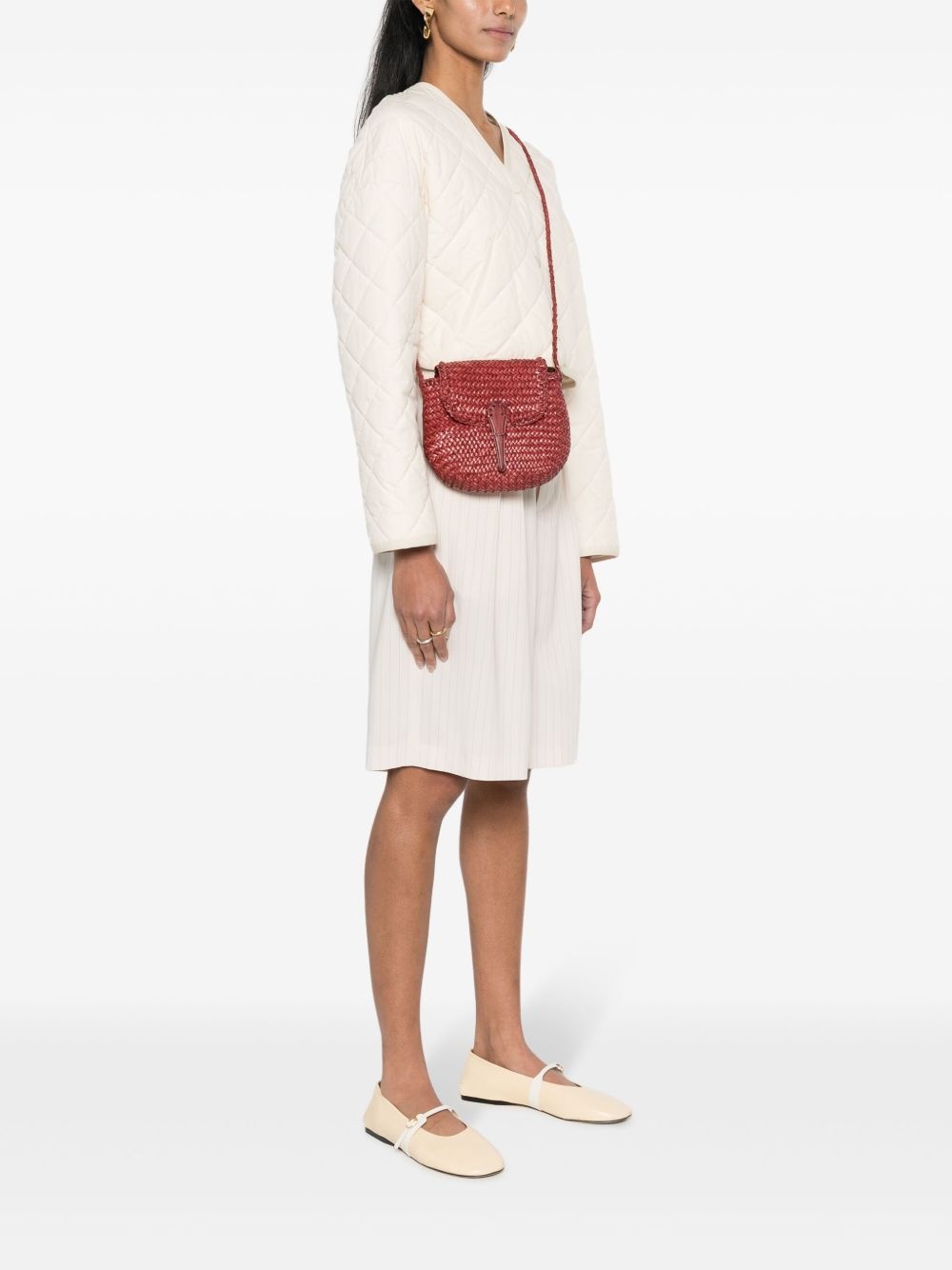 mini City woven crossbody bag - 2