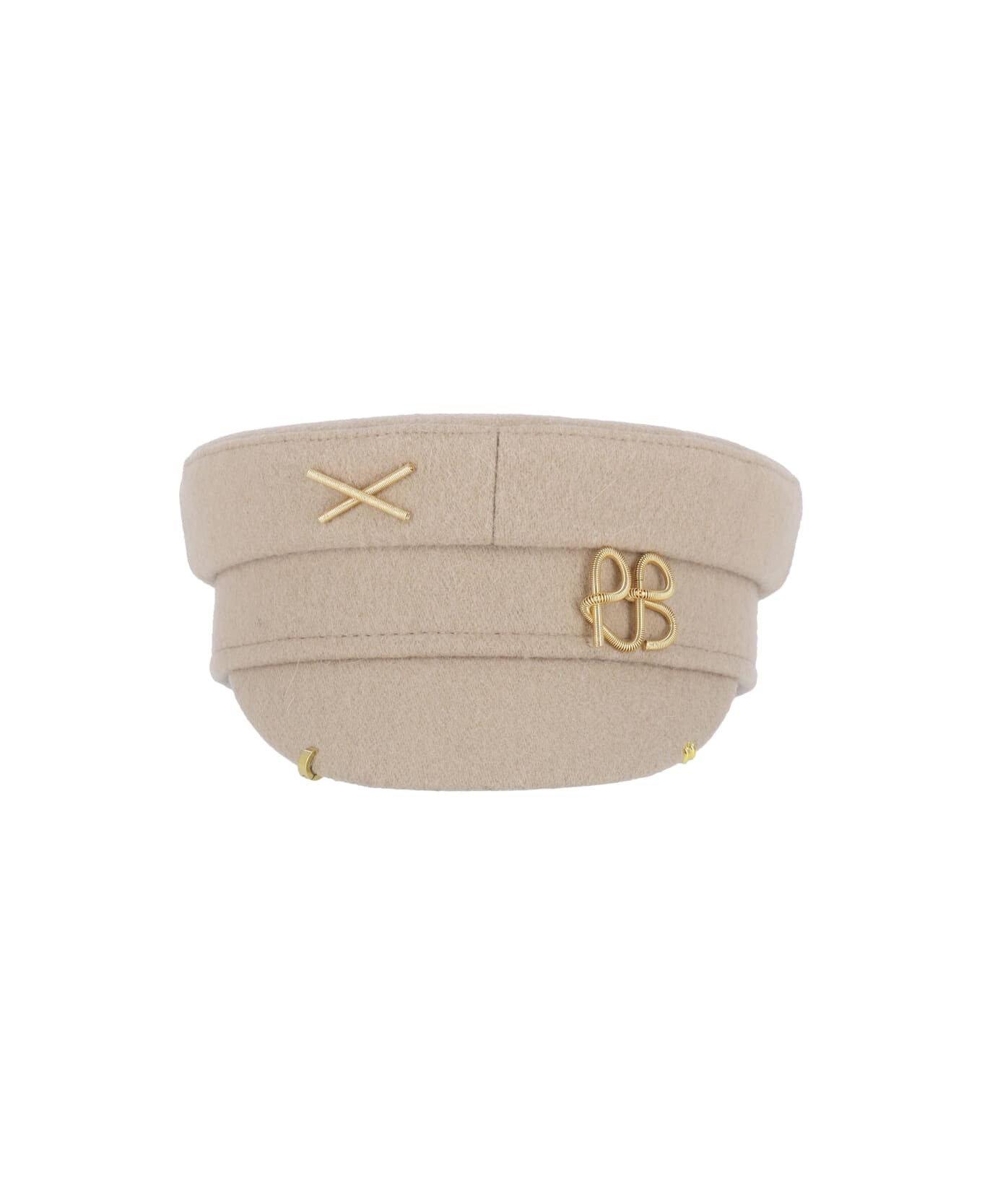 'baker Boy' Wool Blend Hat - 1