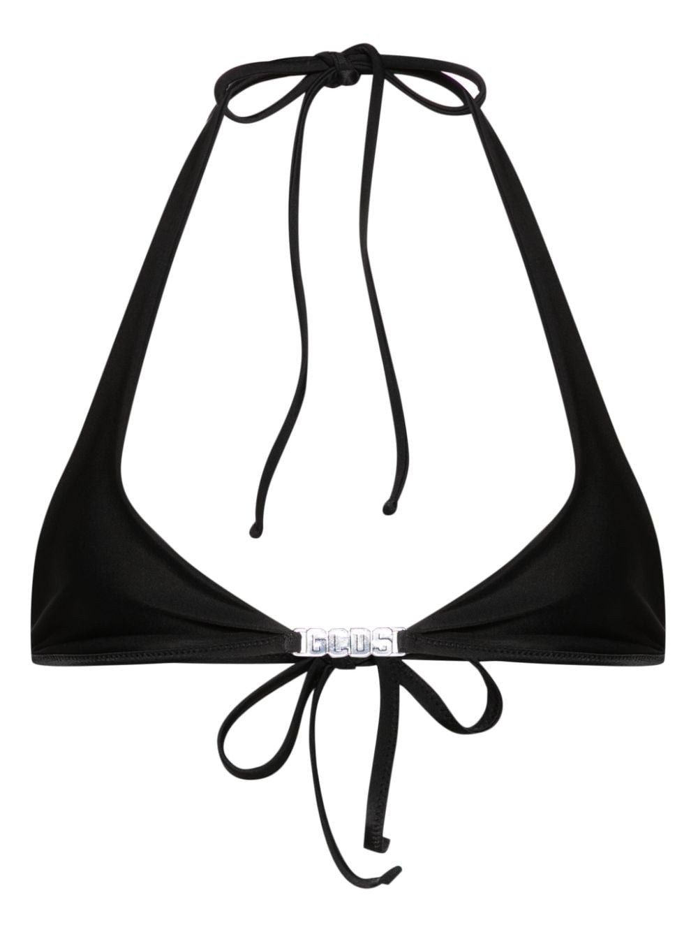 logo-plaque bikini tops - 1