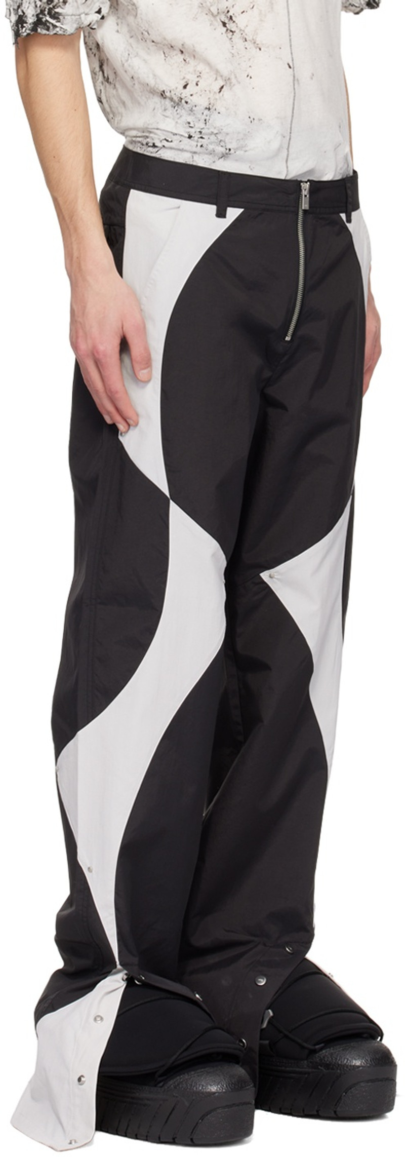 HELIOT EMIL™ SSENSE Exclusive Black Polynya Cargo Pants outlook