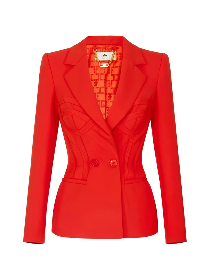 raw-edge bustier-line jacket 1