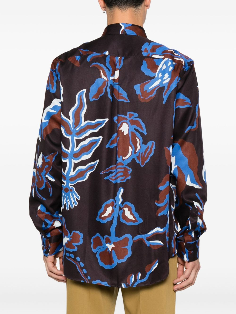 geometric-print shirt - 4