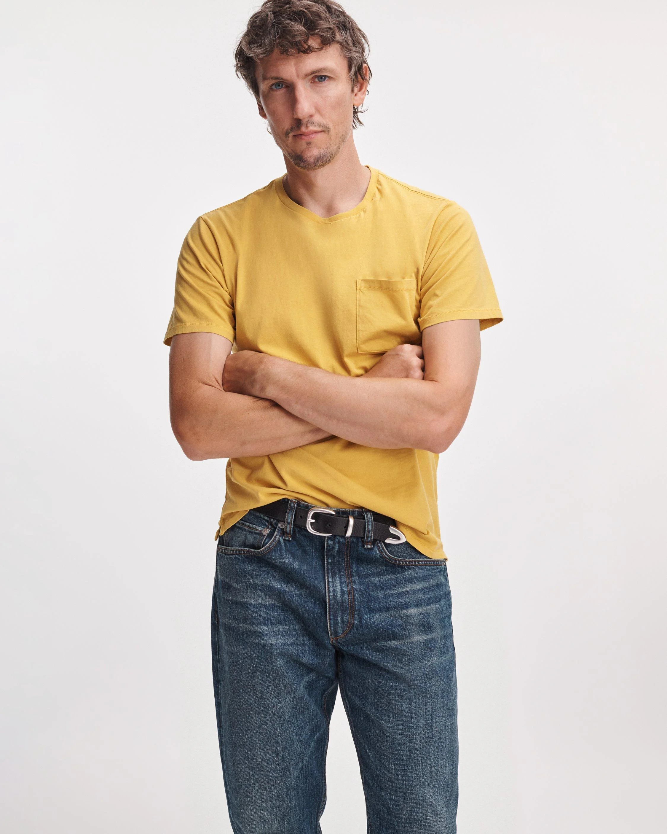 Garment-Dyed Pocket Tee - 1