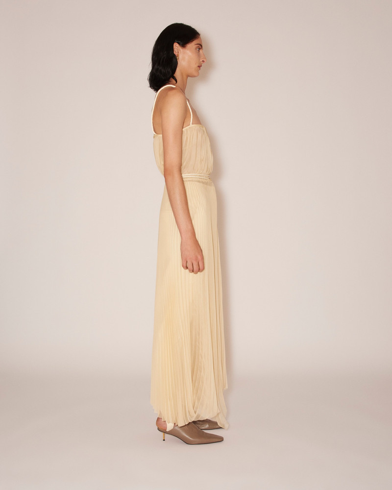BEEJA - Pleated midi skirt - Cream 3
