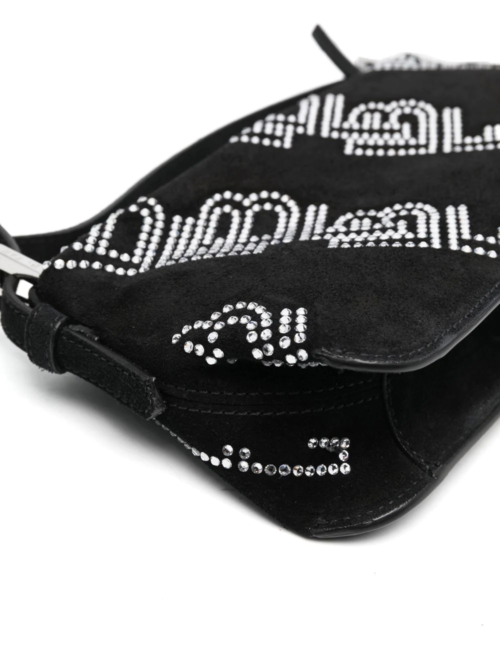 Dulce crystal-embellished shoulder bag - 4