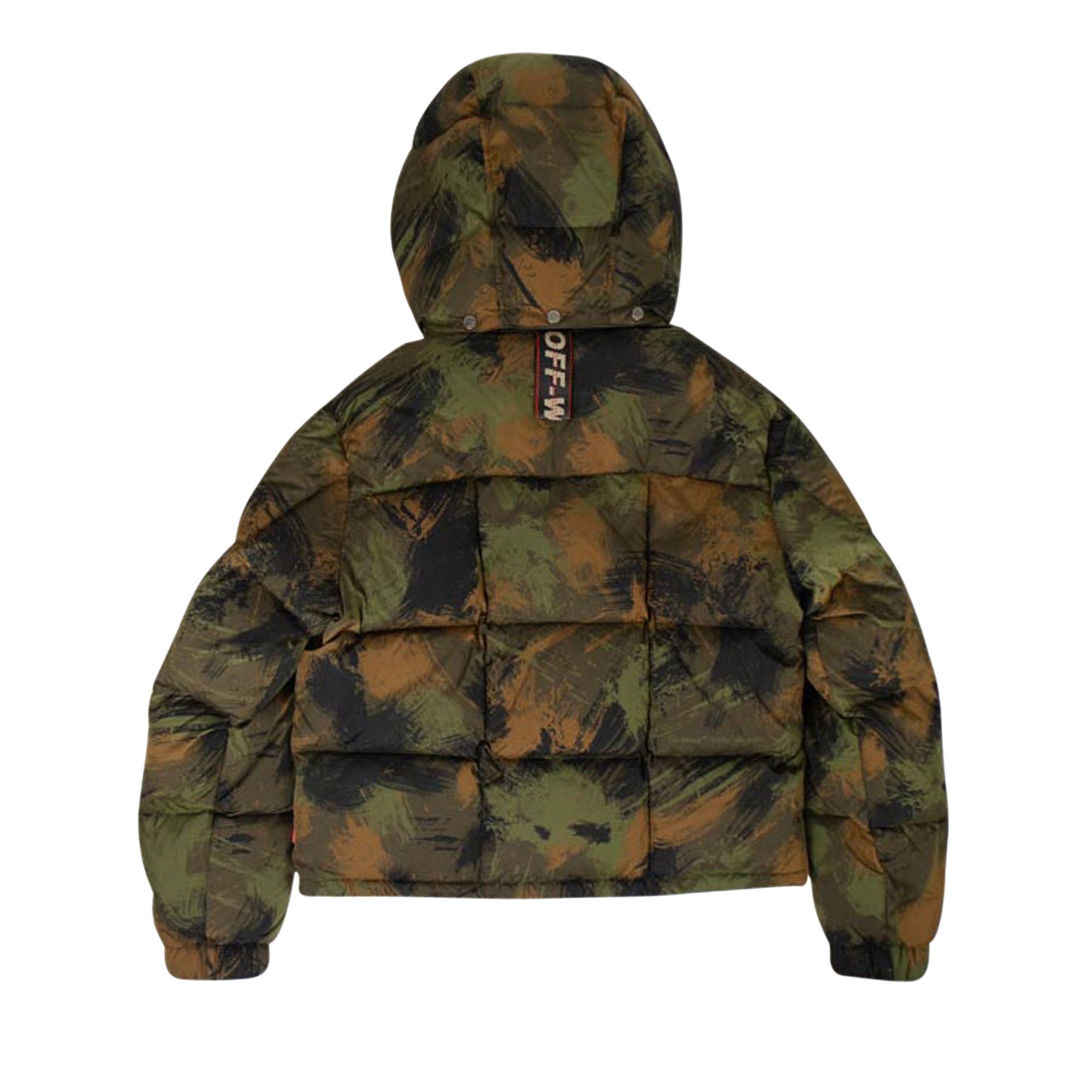 Off-White Camouflage Padded Jacket 'Green' - 2