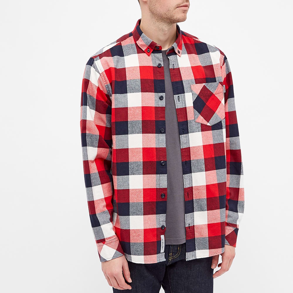 Carhartt WIP Keagan Twill Flannel Shirt - 4