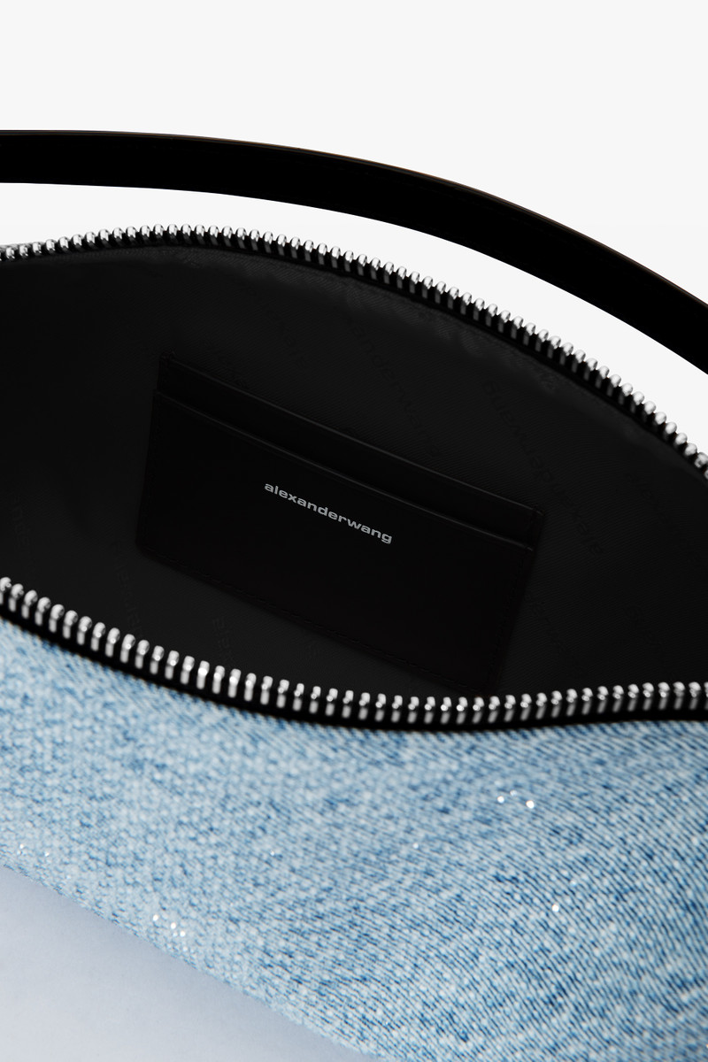 Heiress Flex Denim Trompe-L'oeil Bag With Crystal Hotfix 4